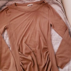 NWOT Long brown sweater